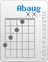 Chord Abaug (4,3,2,1,x,x)